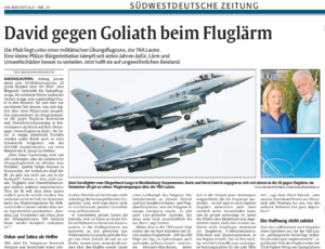 RP-Bericht über Fluglärm in der Westpfalz